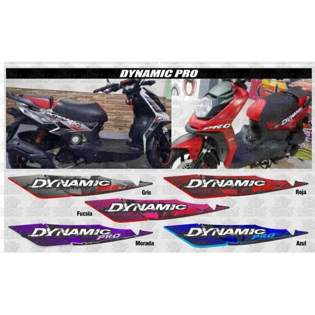 Kit Completo Calcomania Dynamic Pro.