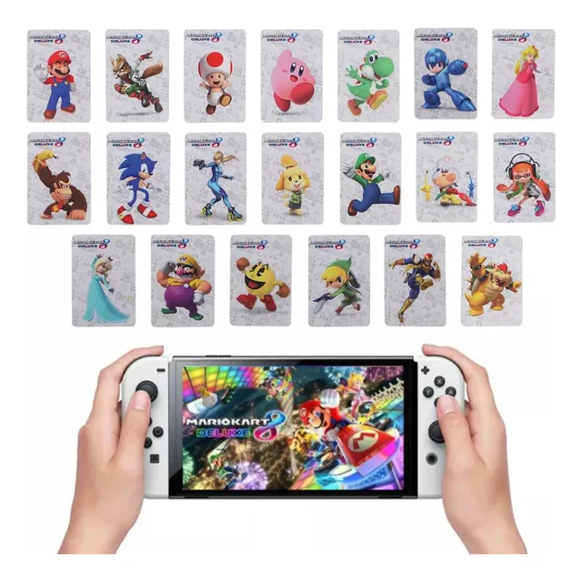 Minitarjetas Nfc X20 Piezas Amiibos Mario Kart Deluxe 2024