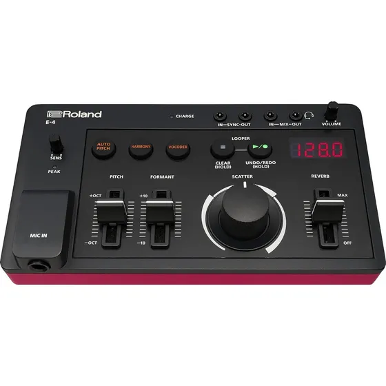 Processador de voz compacto Roland E-4 com efeitos