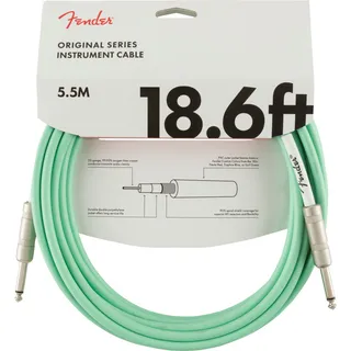 Cabo Para Instrumento Fender Original Series 5.5m Surf Green Cabo Para Instrumento Fender Original Series 5.5m Surf Green