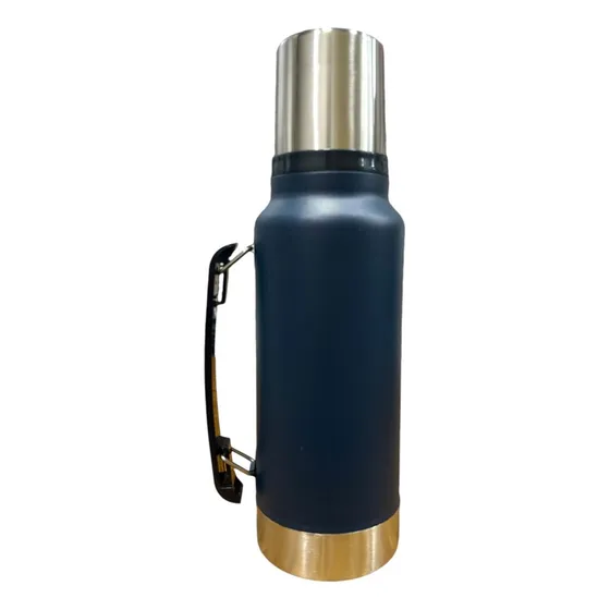 Termo Acero Inox 1 Litro Pico Cebador Con Manija Frio/calor