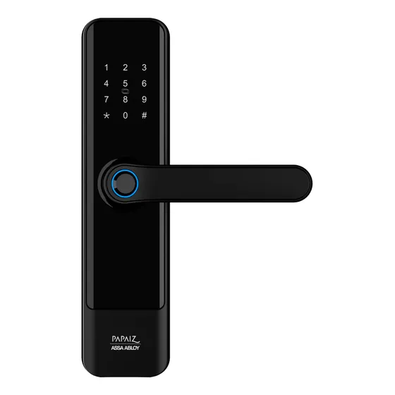 Fechadura Eletrônica Sl150 De Embutir Com Biometria Papaiz