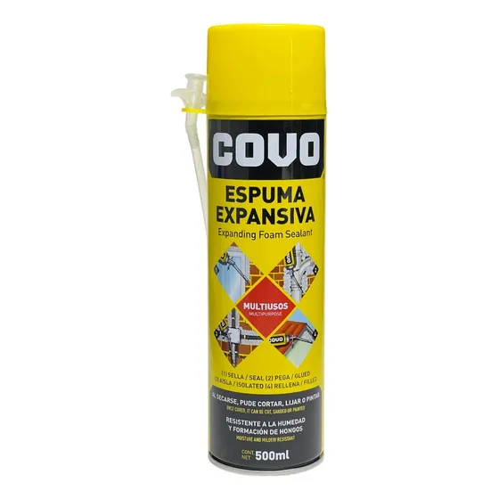 Espuma Expansiva Selladora De Poliuretano 500ml  Covo