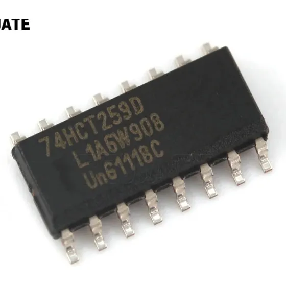 74hct259d Para Tarjetas Uruguayas Circuito Integrado Smd