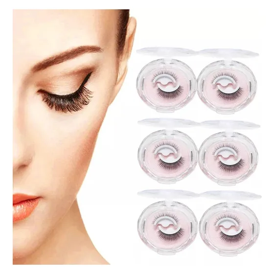 .. 6 Pares De Pestañas Autoadhesivas D - mL a $4210