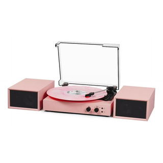 Reproductor De Vinilo Tanlanin Te-003pk Rosa Con Bluetooth Reproductor De Vinilo Tanlanin Te-003pk Rosa Con Bluetooth