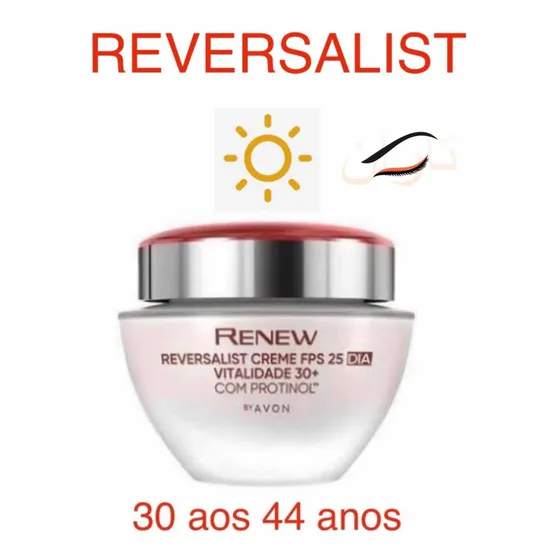 Avon Creme Renew Reversalist Dia 50g Avon 