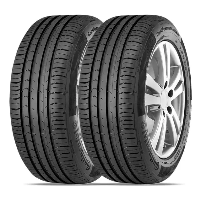 2 Pneu Continental 185/55r15 82v Tl Contipremiumcontact 5