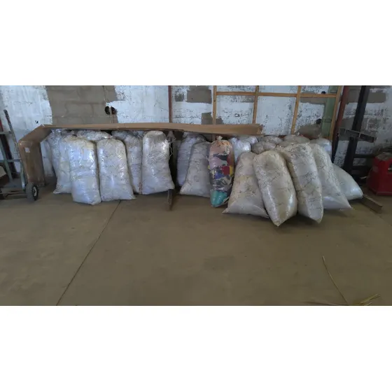 Bulto De Trapos De Algodon Blanco De 20 Kg