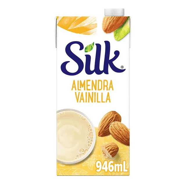Leche De Almendras Sabor Vainilla Silk 946 Ml.