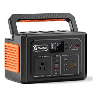 Estación De Energía Flashfish K53 400w 400wh 110v Generador Solar Para Camping, CPAP, Hogar, Emergencias Y Cortes De Luz