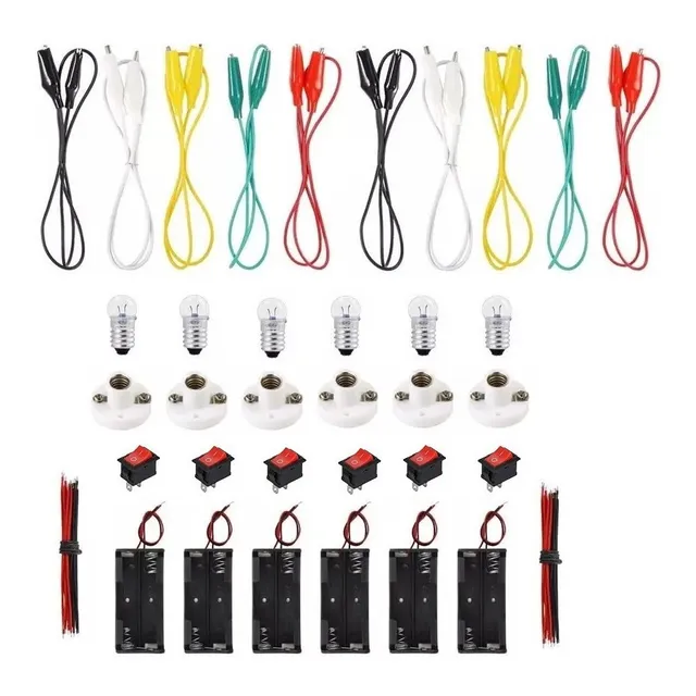 Kit Electrónica Robótica Circuito Eléctrico Escolar Educativ