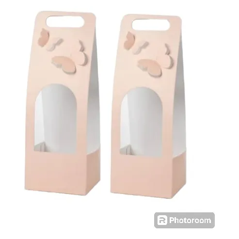 Caja Para Regalo, Para Arreglos Florales. Paquete 6 Unds.