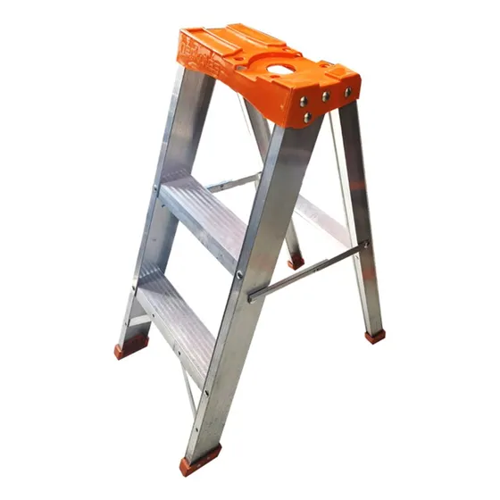 Escalera Tijera 2 Peldaños 3 Pasos Tapa Plástica 90cm 