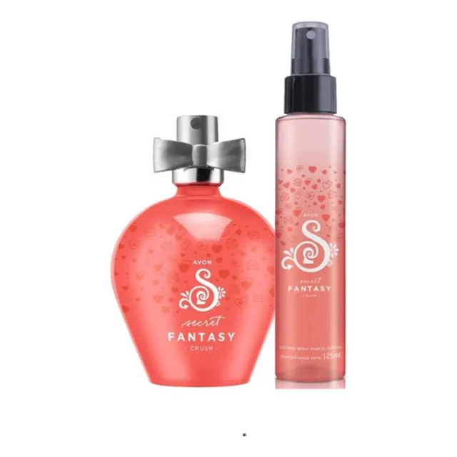 Set Fragancias Avon Secret Fantasy Crush Promo Volumen De La Unidad 100 Ml