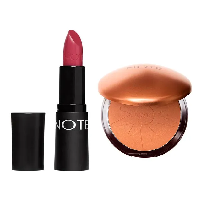 Combo Polvo Bronzing + Labial  Ultra Rich Note