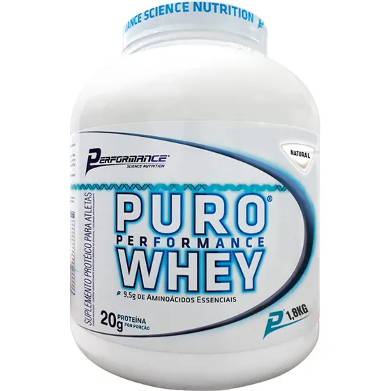 Whey Protein Concentrado 1,8kg - Performance Nutrition Sabor Natural