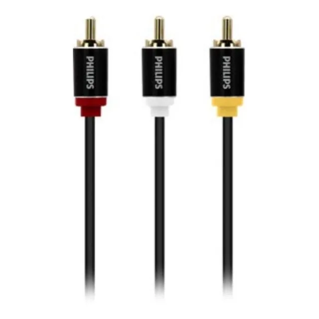 Cable rca de Audio / video 1.2m Philips