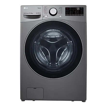 Lavadora Secadora LG Carga Frontal 16kg/35lbs Turbowash Color Plateado 110V/220V