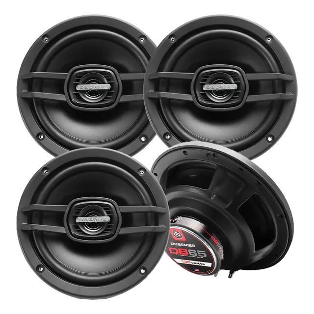 Pack 4 Bocinas Db Drive Db65 6.5 PuLG 130w Máx 35w Rms 4 Ohm