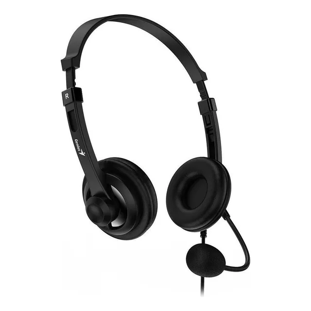 Auriculares Genius Hs-230u Usb Negro Con Micrófono