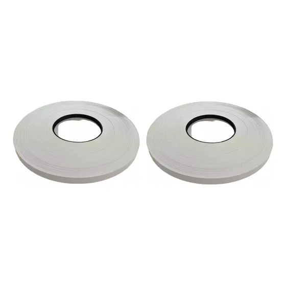 Pack De 2 Tapacantos Blancos Encolados 18 Mm Rollo 100 Mt