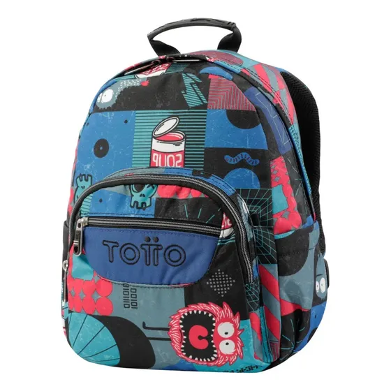 Bolso Morral Escolar S Totto Ecole Tempera Soup 6jp