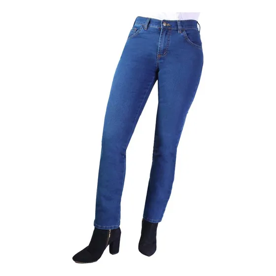 Jean Slim Fit Ref. 157 Para Mujer Lec Lee - Índigo Medio