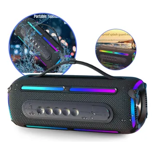 Caixa De Som Bluetooth 200w Graves Potentes Subwoofer Com Protenção Prova D'agua Cor Preto Caixa De Som Bluetooth 200w Graves Potentes Subwoofer Com Protenção Prova D'agua Cor Preto