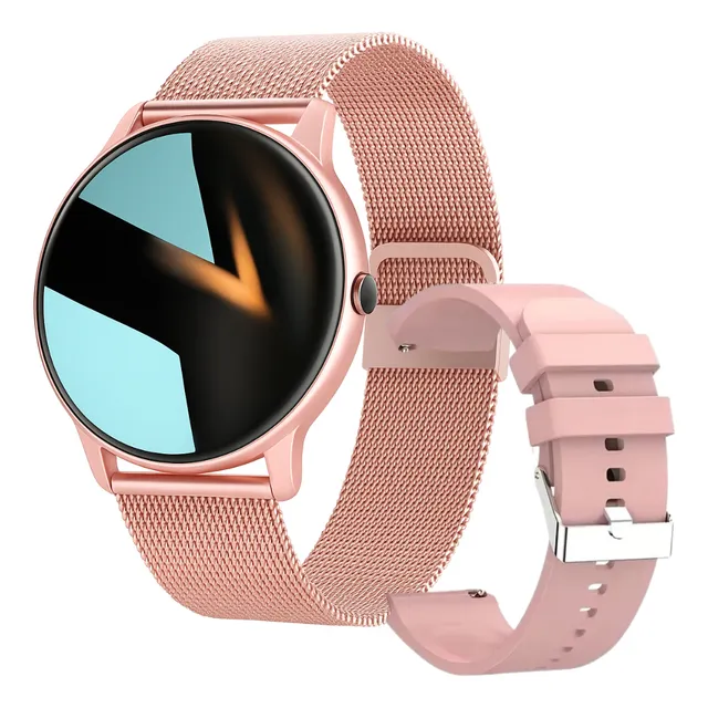Smartwatch Redondo Inteligente Doble Malla Dr4 Model Import