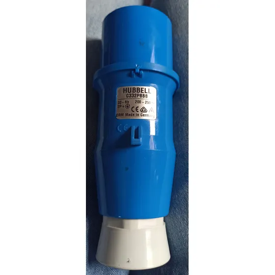 Conector Toma Industrial Hubbell C332p6ss Tres Fases Polos