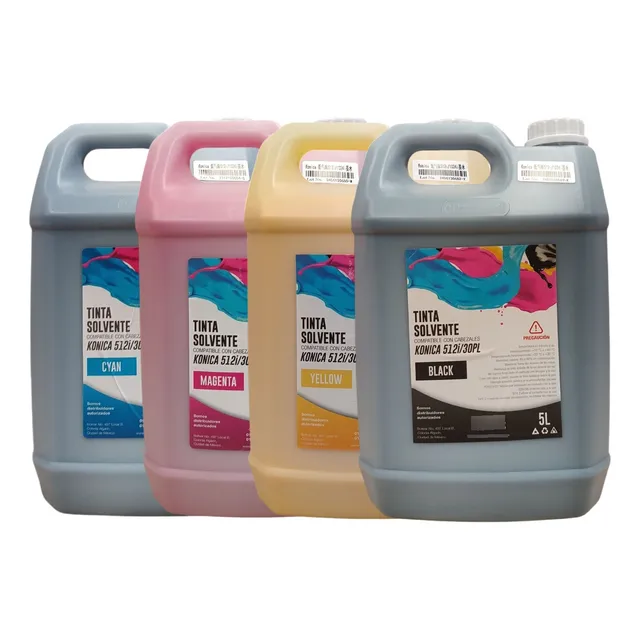 Kit Tinta Konica 512i C,m,y,k (30pl)