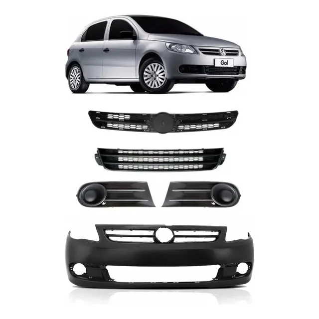 Paragolpe + Parrillas Gol Trend G5 2008 2009 2010 2011 2012