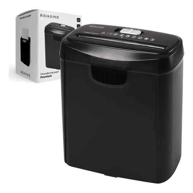 Rehome Trituradora De Papel Y Tarjetas De Crédito Automatica 10 L