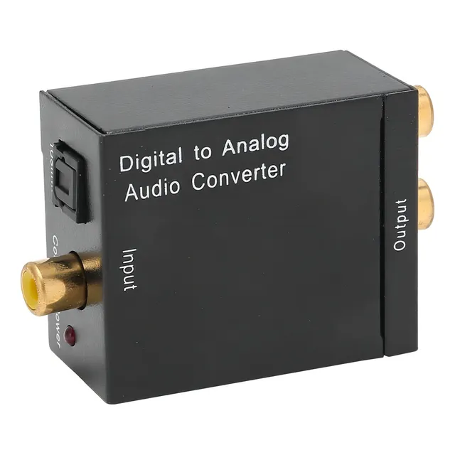 Convertidor de audio óptico digital a analógico Rca
