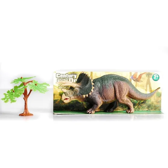 Dinosaurio Triceratops Juguete A Escala Para Niños Y Niñas