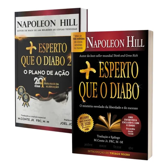 Kit Mais Esperto Que O Diabo 1 E 2 - O Plano De Ação Para Transformar Sua Vida E Alcançar O Sucesso