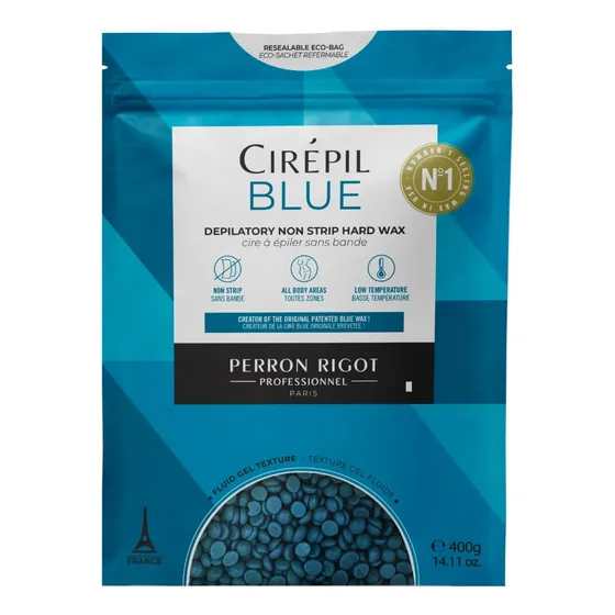 Wax Beads Cirepil Blue, 400 G, Sin Perfume, Multiusos, Para