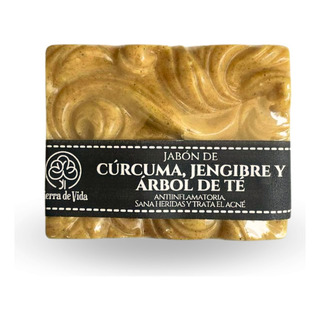 Jabón De Cúrcuma Jengibre Y Árbol De Té Extractos Naturales Jabón De Cúrcuma Jengibre Y Árbol De Té Extractos Naturales