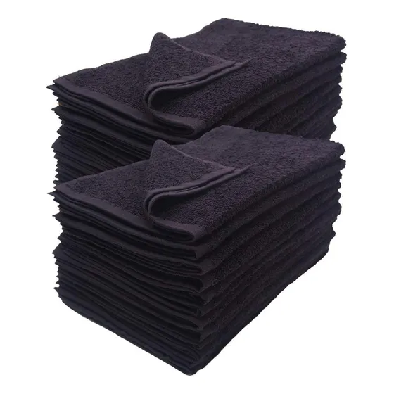 Simpli-magic Toalla 16 X 27  Color Negro 24 Unidad