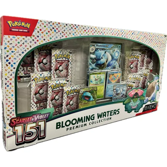 Blooming Waters Premium Collection Pokemon 151 Tcg Idioma Inglés
