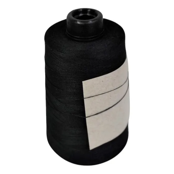Hilo Venado 27-40/2 Cono 4500m Para Costura Maquina Recta Color 02 Negro