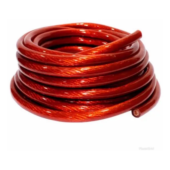 Fio Som Cabo Positivo 90mm Cobre Puro 3 Metros Permak 90mm