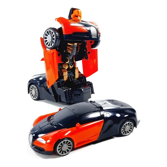 Auto Transformers Convertible A Robot Luces Sonido Bumblebee