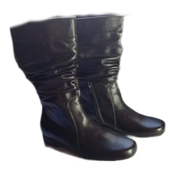 Botas Marco Donatti Cuero Media Caña Arrugada Marrones Cod18