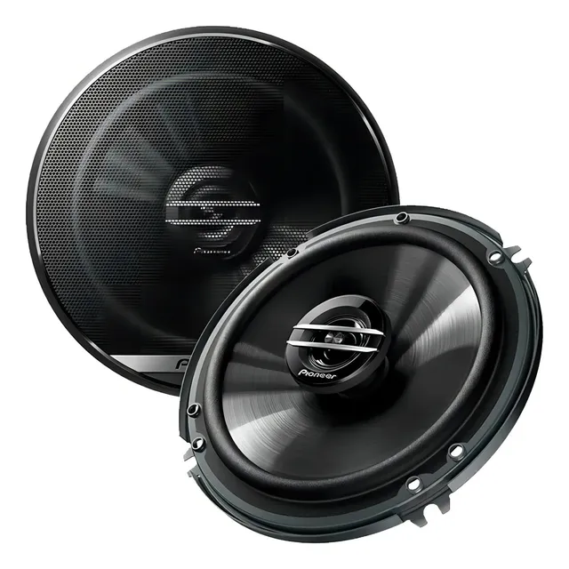 Parlante tipo full range Pioneer TS-G1620F para carro/camioneta color negro 6.5" x 6.5" x 6.5 " x 2 unidades