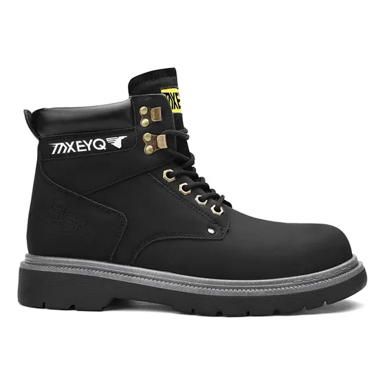 Botas  Para Hombre De Seguridad Industrial Casquillo Negras