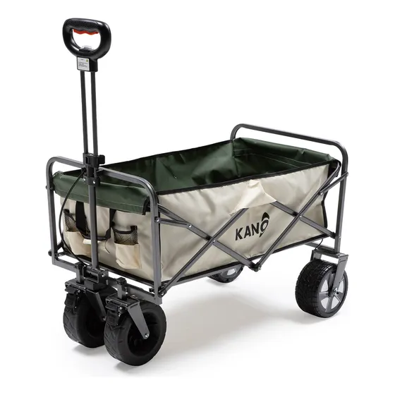 Carro Eléctrico Kano Turbo Wagon Plegable Para Camping Color Verde