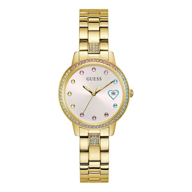 Guess Mujer Reloj 34mm - Pulsera De Tono De Oro S2b1w