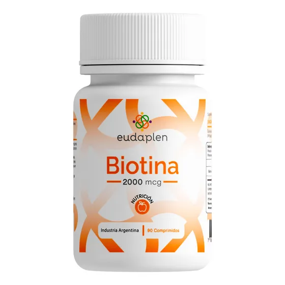 Eudaplen Biotina 2000mcg Suplemento Cabello Uñas Piel X90c